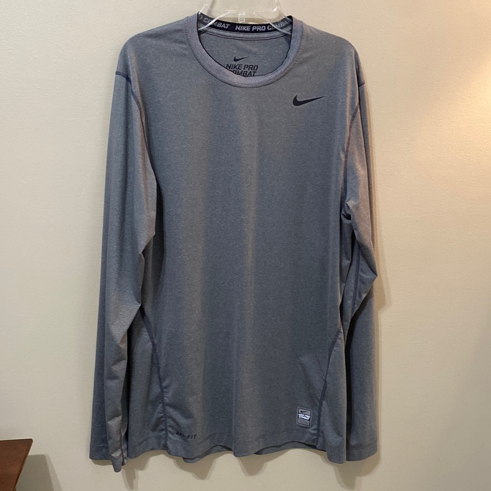 Nike Pro Combat performance long sleeve t, fitted